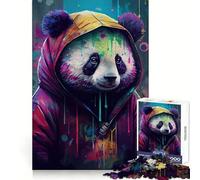 The Comfortable Panda 1000 Piece Jigsaws for Teenagers Puzzle Strong Logic Toy Relaxed Mind Clear Edge Bday Surprise (38x52cm)