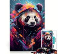 The Comfortable Panda Jigsaw Puzzles for Teenagers 1000 Piece Enhance Recall Home Leisure Exact Edge (50x75cm)