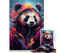 The Comfortable Panda Jigsaw Puzzles for Teenagers 1000 Piece Enhance Recall Home Leisure Exact Edge (50x75cm)