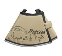 The Comfy Cone Pet Recovery Collar by All Four Paws, Small, Tan,Small 14 cm