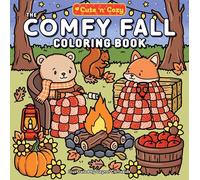 The Comfy Fall Coloring Book by Gaynor Carradice Paperback Book