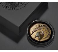 The Commemorative Coin Company 18th Birthday 24ct gold Commemorative in Gift/Presentation Box. Colour/Glitter/Epoxy/Resin. Gift/Present/Daughter/Niece/Granddaughter. Celebrating 21 Years