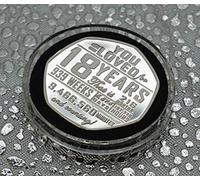 The Commemorative Coin Company 18th Birthday Silver Commemorative in Capsule. Gift/Present Congratulations/Party/Celebration/Ideas. Celebrating 18 Years