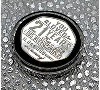 The Commemorative Coin Company 21st Birthday Silver Commemorative in Capsule. Gift/Present Congratulations/Party/Celebration/Ideas. Celebrating 21 Years