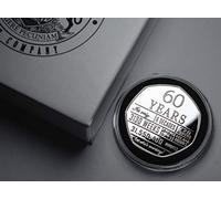 The Commemorative Coin Company 60th Birthday .999 Silver Commemorative in Gift/Presentation Box. Unique Gift/Present Party/Celebration Ideas 60 Sixty Years Sixtieth