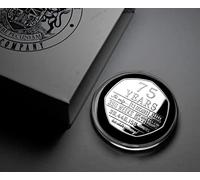 The Commemorative Coin Company 75th Birthday Silver Commemorative in Capsule and Gift/Presentation Box. 75 Years 'But Who's Counting' Gift/Present. Celebrating 75 Seventy Years. Grandad/Grandma