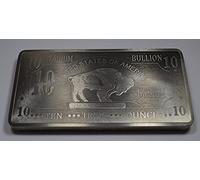 The Commemorative Coin Company .999 Fine/Pure TITANIUM Bar. Ten Troy Ounce 320g. Investment/Bullion Bar/Ingot 10oz. Space Age Metal