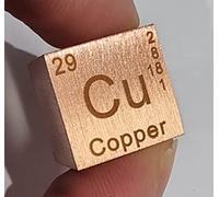 The Commemorative Coin Company .9995 Fine/Pure COPPER Element Solid Block/Cube. 36g 16mm. Investment/Bullion
