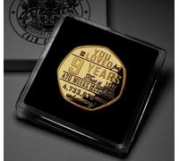 The Commemorative Coin Company 9th Birthday 24ct Gold Commemorative in Gift Case. Gift/Present. 9 Years Old Son/Daughter/Grandson/Granddaughter…