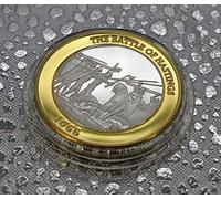 The Commemorative Coin Company BATTLE OF HASTINGS Fine Silver & 24ct Gold 'Dual Metal' Commemorative in Capsule. Bayeux Tapestry, 1066