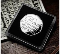The Commemorative Coin Company Coin a Phrase'. Gift/Present. Best, Silver, from Son/Daughter/Dad/Father/Fathers Day