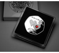 The Commemorative Coin Company For You On Your 10th TIN WEDDING ANNIVERSARY Commemorative. Gemstone. Presentation Case. Gift/Present.