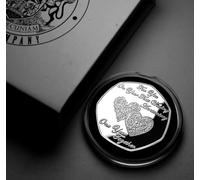 The Commemorative Coin Company For You ON YOUR FIRST WEDDING ANNIVERSARY Silver Commemorative in Gift/Presentation Box. Gift/Present. One Year 1st Wedding Anniversary.