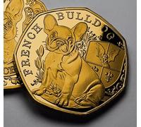The Commemorative Coin Company French Bulldog 24ct Gold Commemorative. Favourite Dogs. Frenchie/Puppy/Pup/Dog