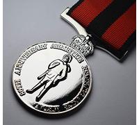 The Commemorative Coin Company Full Size Replica 80th Anniversary Armistice Remembrance Medal. Reproduction/Copy. ANZAC. Silver. WW1 Lest We Forget.