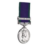 The Commemorative Coin Company Full Size Replica General Service Medal. Northern Ireland Clasp. Silver. GSM 1962 Reproduction/Copy