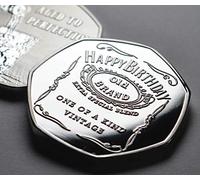 The Commemorative Coin Company HAPPY BIRTHDAY .999 Silver 'OLD BRAND WHISKY' Commemorative. Unique Gift/Present Party/Celebration Ideas. Whisky/Bourbon