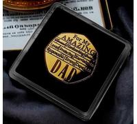 The Commemorative Coin Company Gift/Present. Best, Gold, from Son/Daughter/Dad/Father/Fathers Day