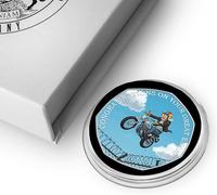 The Commemorative Coin Company HAPPY RETIREMENT Full Colour Silver Commemorative in Gift Box. Retirement Gift GREAT ESCAPE Work/Boss/Present.