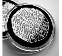 The Commemorative Coin Company HAPPY RETIREMENT Silver Commemorative in Capsule. RETIRED. Retirement Gift/PresentWork/Boss/Colleague/Friend