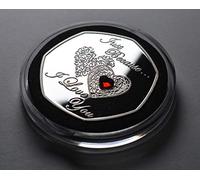 The Commemorative Coin Company 'Just Because I Love You' Proof Silver Commemorative in Capsule