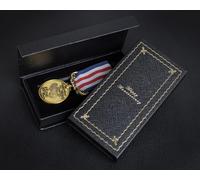 The Commemorative Coin Company On OUR 22nd WEDDING ANNIVERSARY Long Service/Bravery Medal in Gift Box. Gold. Gift/Present For Partner/Husband/Wife 21 Years of Marriage