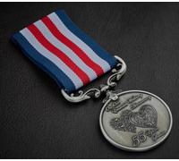 The Commemorative Coin Company On OUR 55th Emerald WEDDING ANNIVERSARY Long Service/Bravery Medal. Silver. Gift/Present For Partner/Husband/Wife 55 Years of Marriage