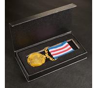 The Commemorative Coin Company ON YOUR 40th Ruby Wedding Anniversary Medal in Presentation Case. Long/Distinguished Service and Bravery in the Field. Gift/Present Husband/Wife 40 Years Gold