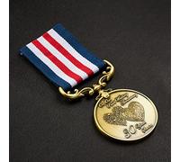 The Commemorative Coin Company Our 30th Pearl Wedding Anniversary Medal for Long/Distinguished Service and Bravery in the Field. Gift/Present Husband/Wife/Partner/Couple. Antique Bronze