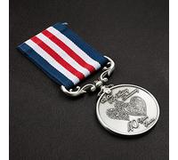 The Commemorative Coin Our 40th Ruby Wedding Anniversary Medal for Long/Distinguished Service and Bravery in the Field. Gift/Present Husband/Wife/Partner/Couple, Gold, 10.5cm