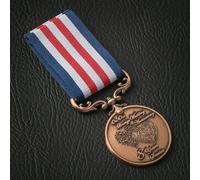 The Commemorative Coin Company OUR 8th BRONZE WEDDING ANNIVERSARY Long Service/Bravery Medal. Bronze. Gift For Partner/Husband/Wife 8 Years of Marriage