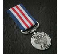 The Commemorative Coin Company OUR 9th POTTERY WEDDING ANNIVERSARY Long Service/Bravery Medal. Silver. Gift For Partner/Husband/Wife 9 Years of Marriage