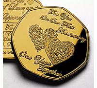 The Commemorative Coin Company OUR FIRST ANNIVERSARY 24ct Gold Commemorative. Gift/Present/Partner/Husband/Wife.