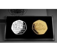 The Commemorative Coin Company Pair of 10th Birthday Commemorative Coins in Gift/Presentation Case. 10 Years Old Son/Daughter/Grandson/Granddaughter