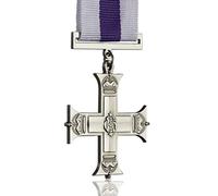 THE MILITARY CROSS (MC) Full Size Medal & Ribbon. Officers, British Armed Forces Award/Decoration for Gallantry. Replica/Reproduction.