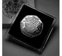 The Commemorative Coin Company 'THE PUG' Silver Commemorative in Gift Case. Favourite Dogs Series. Pug Lover. Puppy/Pup
