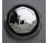 The Commemorative Coin Company WW1 ARMISTICE Silver Commemorative in Capsule. Lest We Forget, Remember the Fallen, The Great War 1914-1918, Remembrance