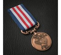 The Commemorative Coin Company YOUR 8th BRONZE WEDDING ANNIVERSARY Long Service/Bravery Medal. Bronze. Gift for Couple Husband/Wife 8 Years of Marriage