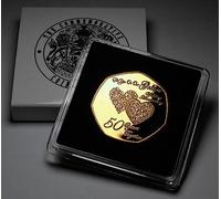 The Commemorative Coin On Our 50th Golden Wedding Anniversary Commemorative in Gift/Presentation Case. Husband/Wife. 50 Years Together. Love/Celebration/Marriage/Poem, Silver