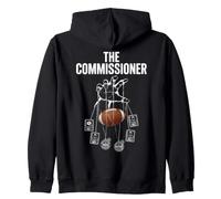 THE COMMISSIONER Fantasy Football Draft Puppet Master Zip Hoodie