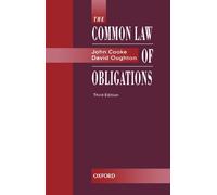 The Common Law of Obligations