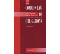The Common Law of Obligations