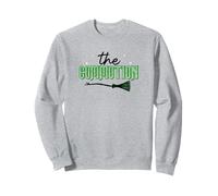 The Commotion Witchy Green Broom Sweatshirt