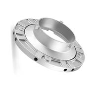The compatible flush mount adapter for professional photographers ensures the durability of photographic lighting accessories