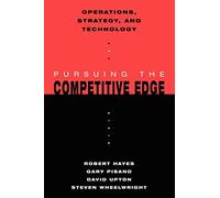 The Competitive Edge: Pursuing the Competitive Edge