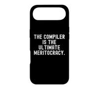 The Compiler Is The Ultimate Meritocracy Bold Code Case for iPhone Air