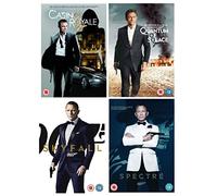 The Complete 007 - Daniel Craig James Bond DVD Movie Collection: Casino Royale / Quantum of Solace / Skyfall / Spectre