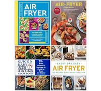 The Complete Air Fryer Cookbook [Hardcover], Air-Fryer Cookbook [Hardcover], Quick and Easy Air Fryer Cookbook & Every Day Easy Air Fryer 4 Books Collection Set