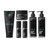 The Complete Beard Growth Kit by Beard Struggle - Mens Grooming Kit with Balm, Mask, Conditioner, Wash & Oils - Aesir's Triumph, Platinum Collection