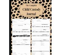 The Complete Child Custody Journal: Your Comprehensive Tool for Documenting Visitation, Communication, Spending, Child Support, and More | Child Custody Organizer | Leopard Spots Cover Design